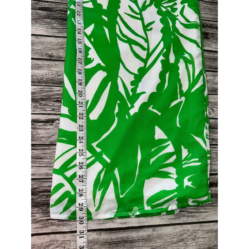 Lilly‎ Pulitzer Target 20th Ann. Collection Boom Boom Green Leaf Jumpsuit Large